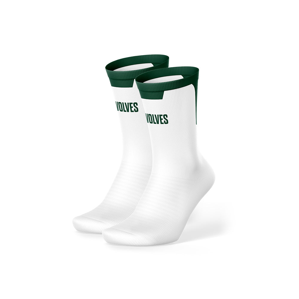 Wolves Elite Sock - White